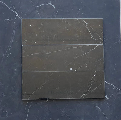 Nero Marquina Marble 4X12 Tile Polished/Honed