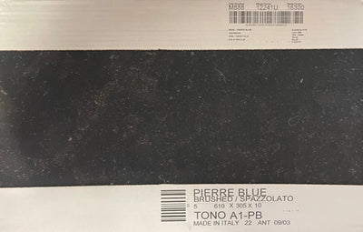 Pierre Bleu (Belgian Bluestone) Limestone 12X24 Tile Brushed