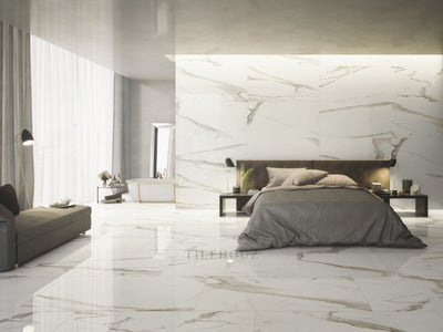 Prestigio Calacatta Lucido 30 X 60 Porcelain Tiles