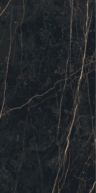 Prexious Thunder Night Glossy 12 X 24 Porcelain Tiles