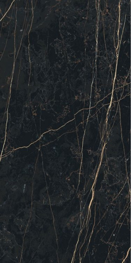 Prexious Thunder Night Glossy 12 X 24 Porcelain Tiles