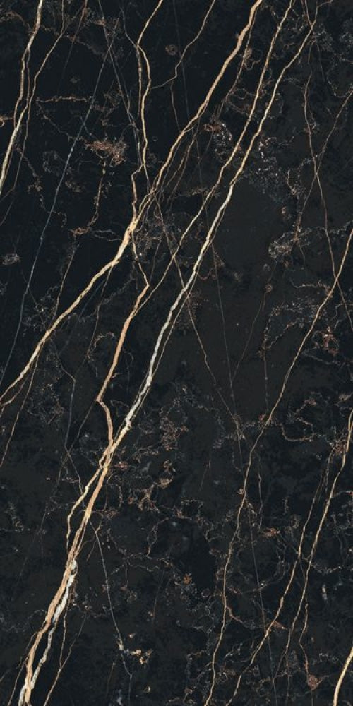 Prexious Thunder Night Glossy 12 X 24 Porcelain Tiles