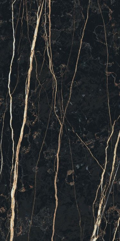 Prexious Thunder Night Glossy 12 X 24 Porcelain Tiles