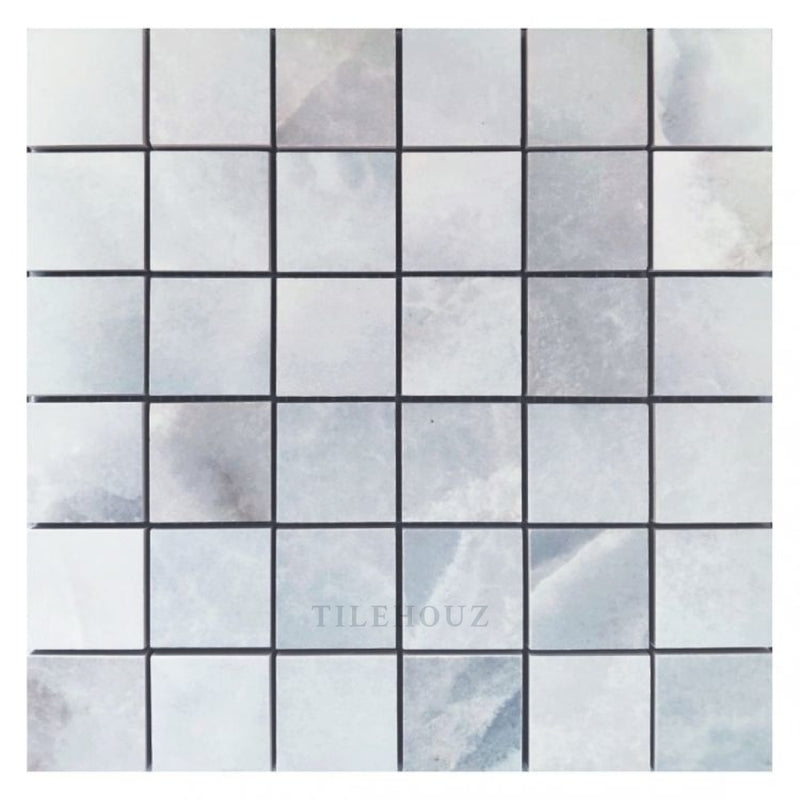 Reves Bleu Matte Mosaic 12 X Porcelain Tiles