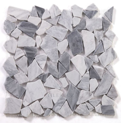 River Rock Grey (River Stone Grey) 12 X Marble