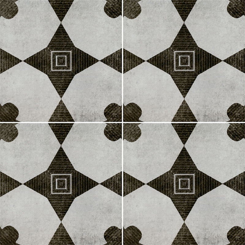 Zaria Sakura 8x8 Encaustic-Look Porcelain Tile