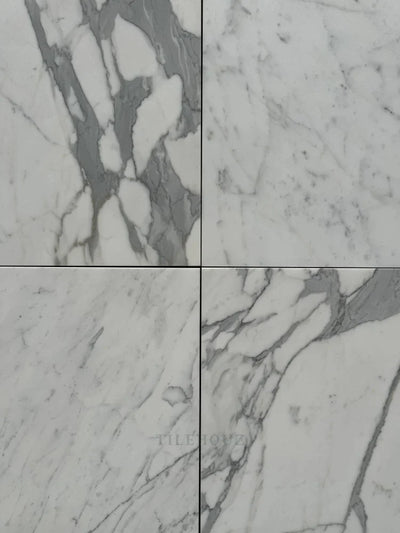 Statuary Premium Italian Marble 18X18 Tile Polished&Honed