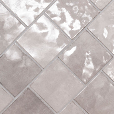 RENZO STERLING GLOSSY 5X5 CERAMIC TILE