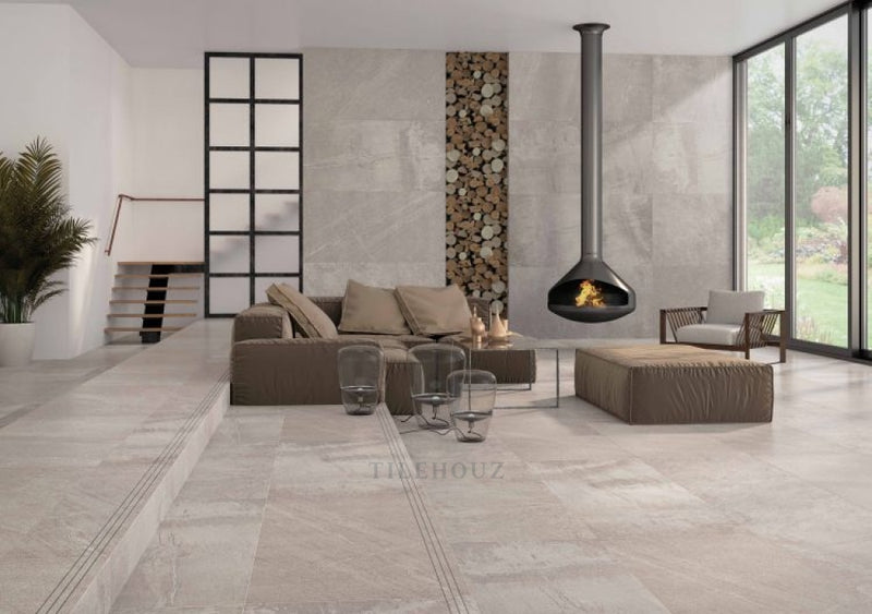 Sunstone Grey Matte 12 X 25 Porcelain Tiles