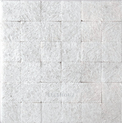 Textured Thassos 11.75 X Marble