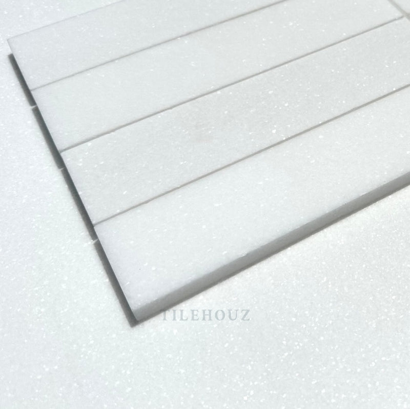 Thassos White Marble 2X8 Tile Polished&Honed (A1)