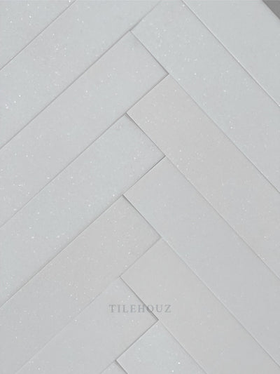 Thassos White Marble 2X8 Tile Polished&Honed