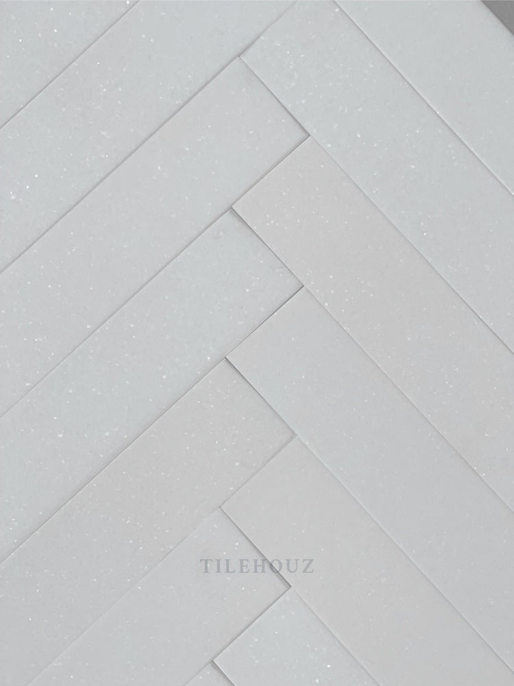 Thassos White Marble 2X8 Tile Polished&Honed
