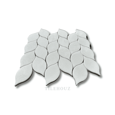 Thassos Leaf Mosaic Polished