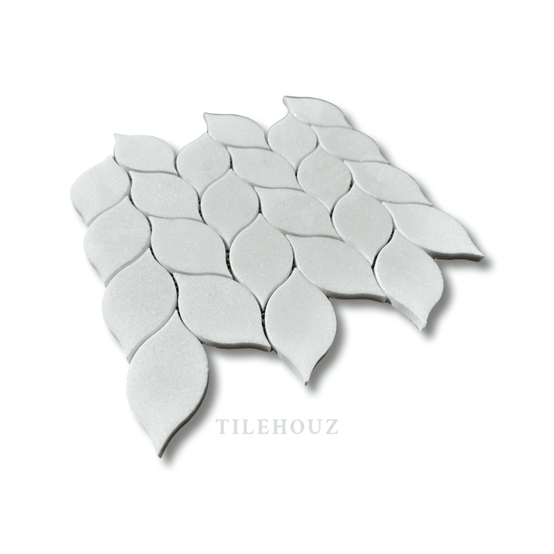 Thassos Leaf Mosaic Polished