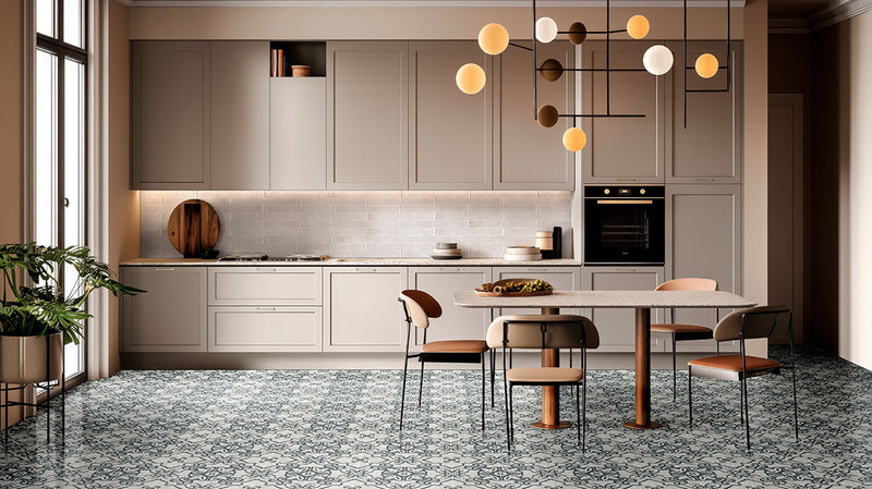 Trastevere 8x8 Deco Encaustic Porcelain Tile