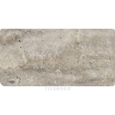 3 X 6 Tumbled Silver Travertine Tile Mosaic Tiles