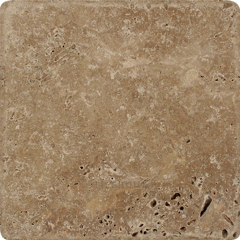 6 X Tumbled Noce Travertine Tile Mosaic Tiles