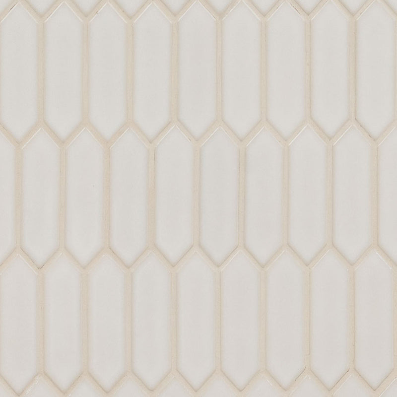 ANTIQUE WHITE PICKET CERAMIC MOSAIC