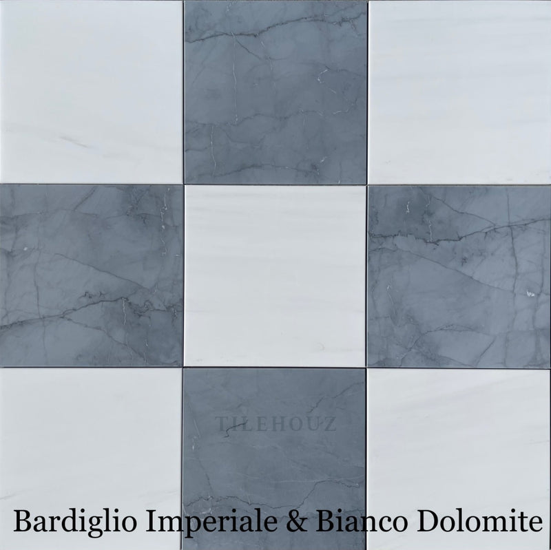 Bardiglio Imperiale Premium Italian Marble 12X12 Tile Polished&Honed Wall & Ceiling