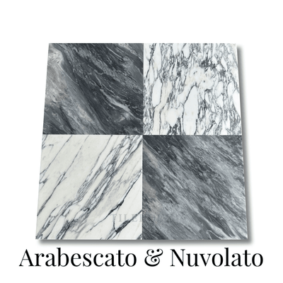 Bardiglio Nuvolato Italian Marble 18X18 Tile