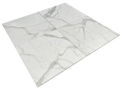 Calacatta Gold Premium Italian Marble 18 X Tile Polished&Honed Wall & Ceiling