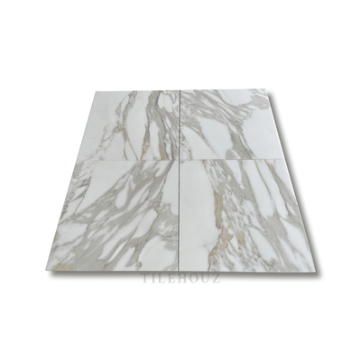 Calacatta Gold Marble 18X18 Tile Polished&Honed