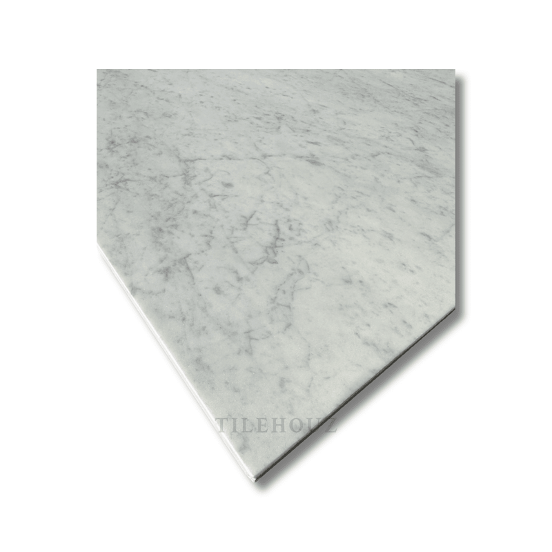 Carrara White Marble 24X24 Tile Polished&Honed