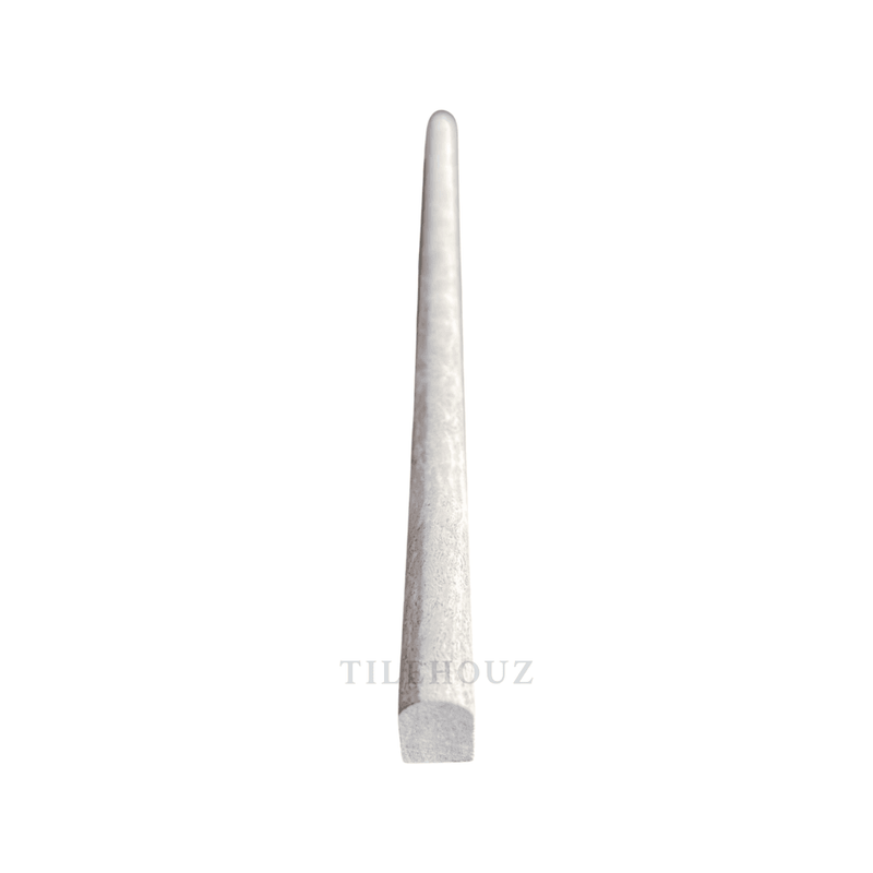 Haisa Light Limestone 1/2X12 Pencil Liner Honed