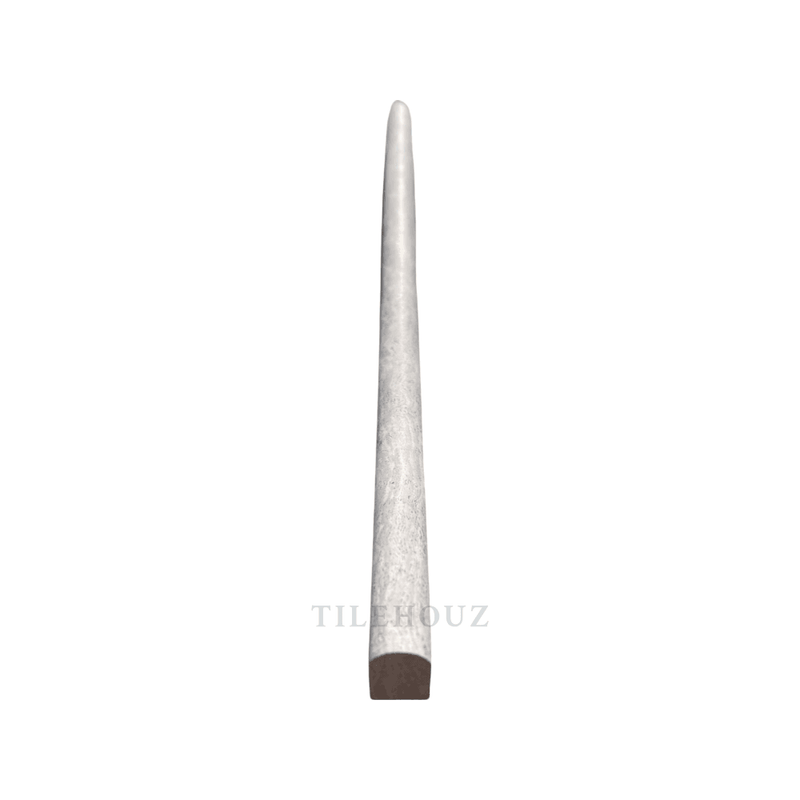 Haisa Light Limestone 1/2X12 Pencil Liner Honed