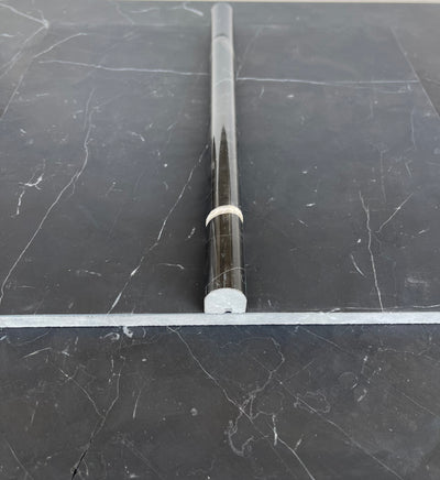 Nero Marquina Marble 3/4” Bullnose Liner Polished/Honed