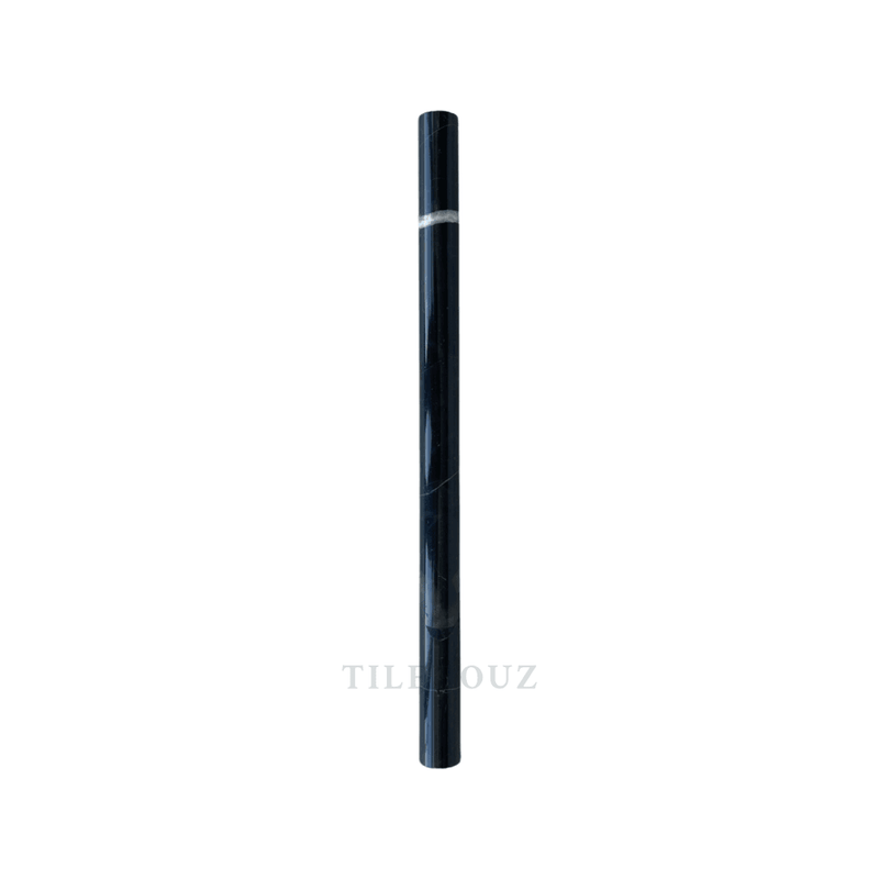 Nero Marquina 3/4 Bullnose Liner Polished/honed