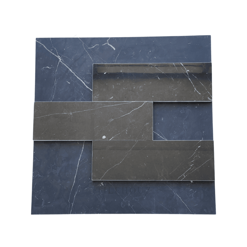 Nero Marquina 4X12 Tile Polished/honed